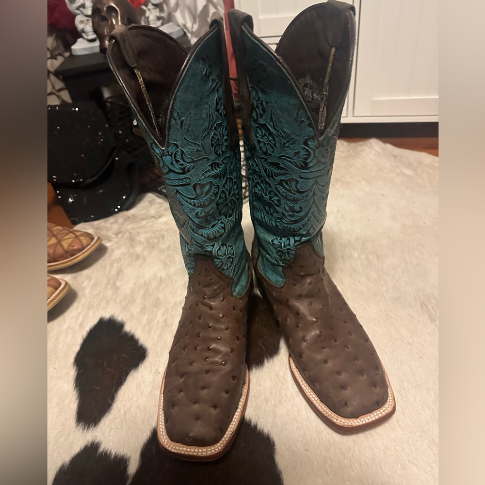 Tanner Mark women’s ostrich boots